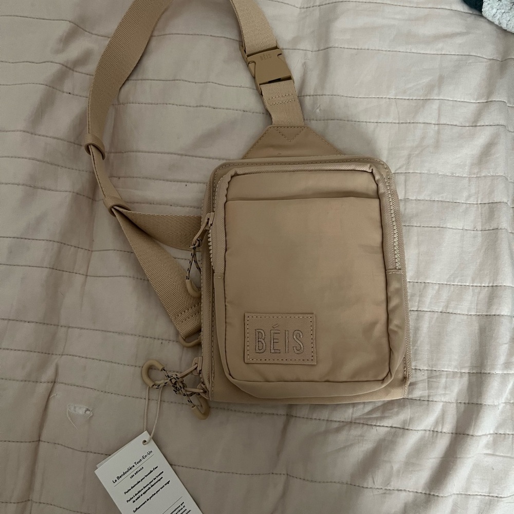 BEIS Tan Crossbody Bag